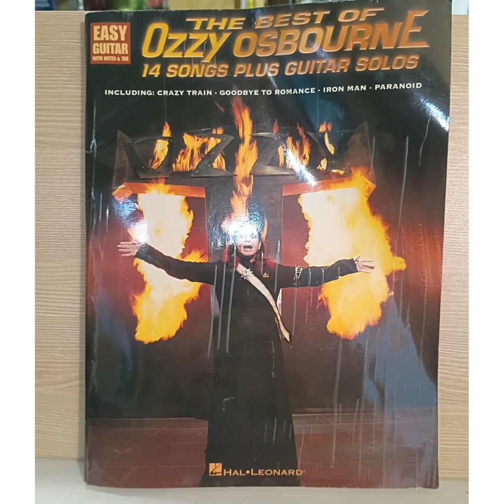 The Best of Ozzy Osbourne Easy Guitar Tab Songbook Hal Leonard 14 Songs Solos