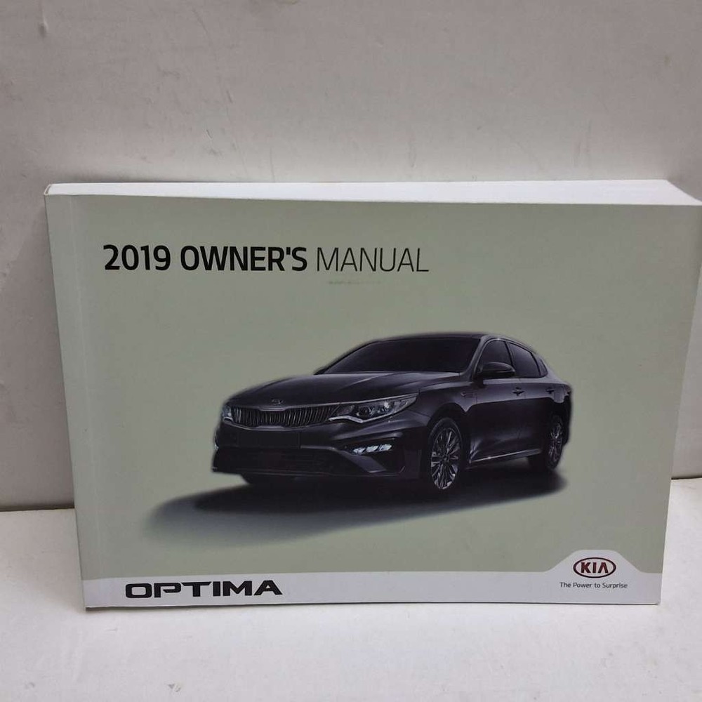 2019 Kia Optima Owners Manual