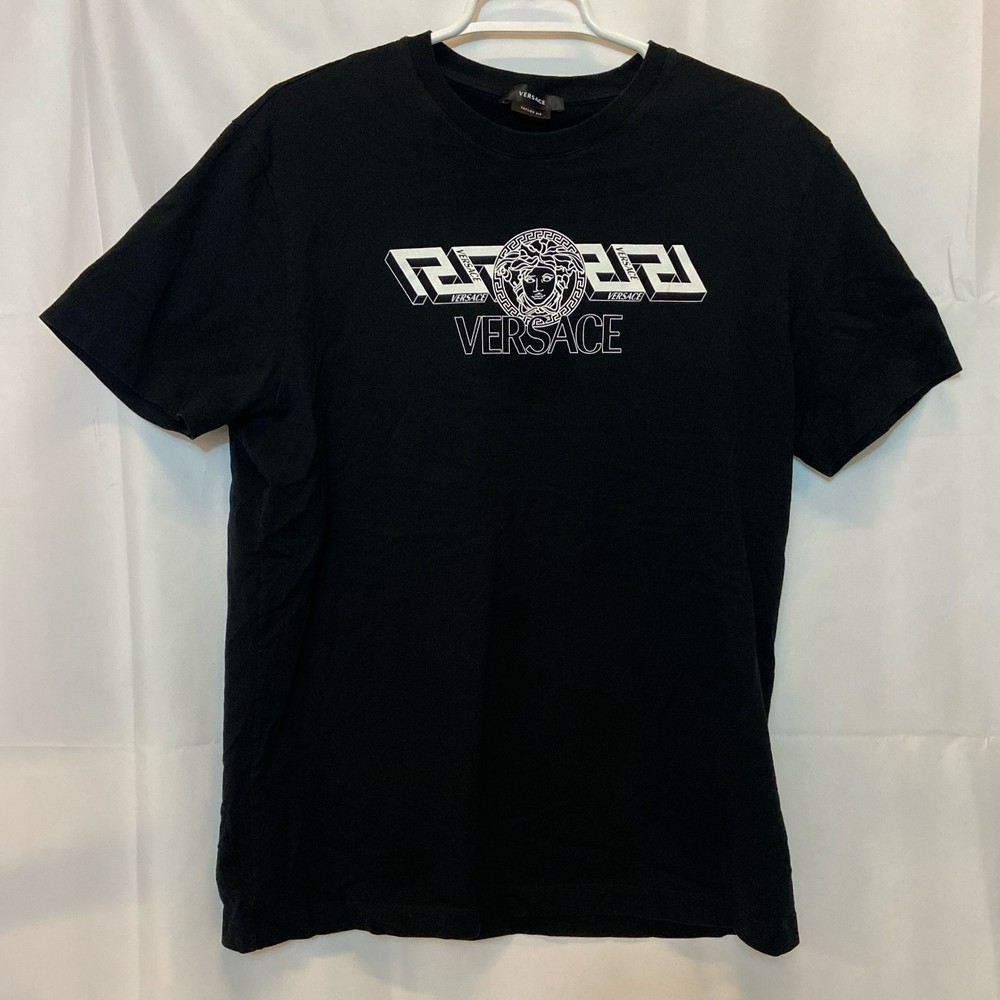 Versace Medusa Logo T-Shirt Black Men's XL