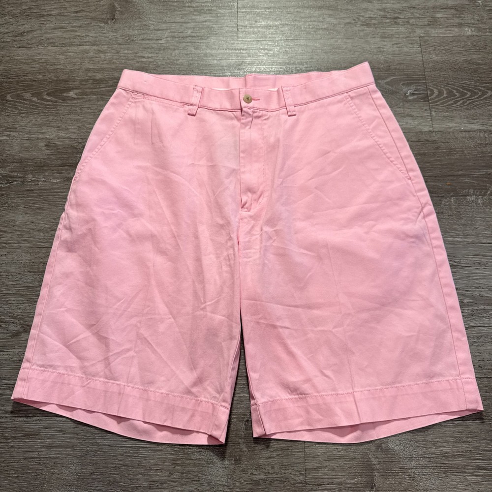 Polo Ralph Lauren Shorts Mens 32 Pink Chino Stretch Classic Fit 10” Preppy Adult