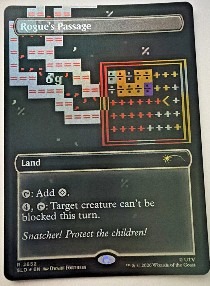 Rogue's Passage #2652 Rainbow Foil Secret Lair Drop MTG Near Mint NM Magic Card