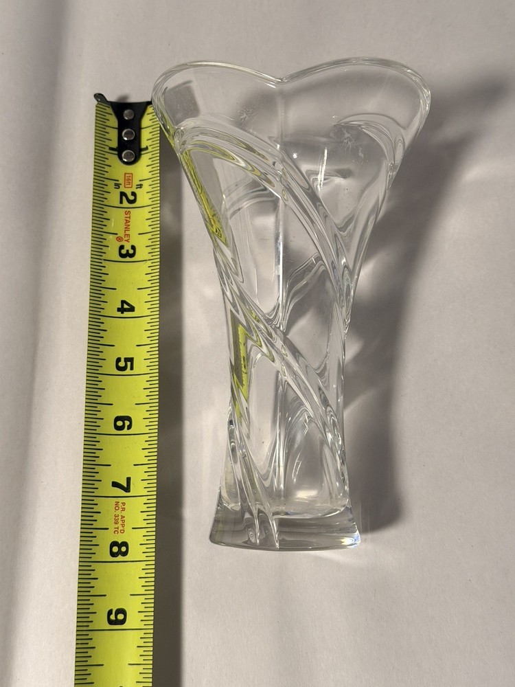 Vintage Marquis By WaterFord Crystal Trillium Germany Vase