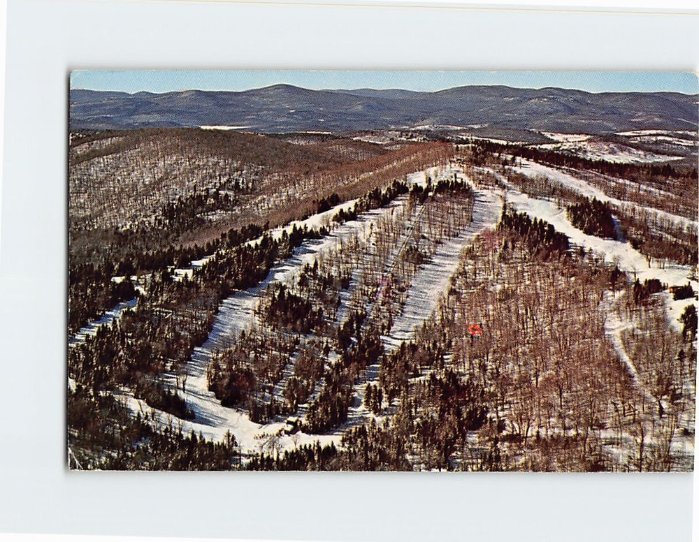 Postcard Hogback Mountain Ski Area Vermont