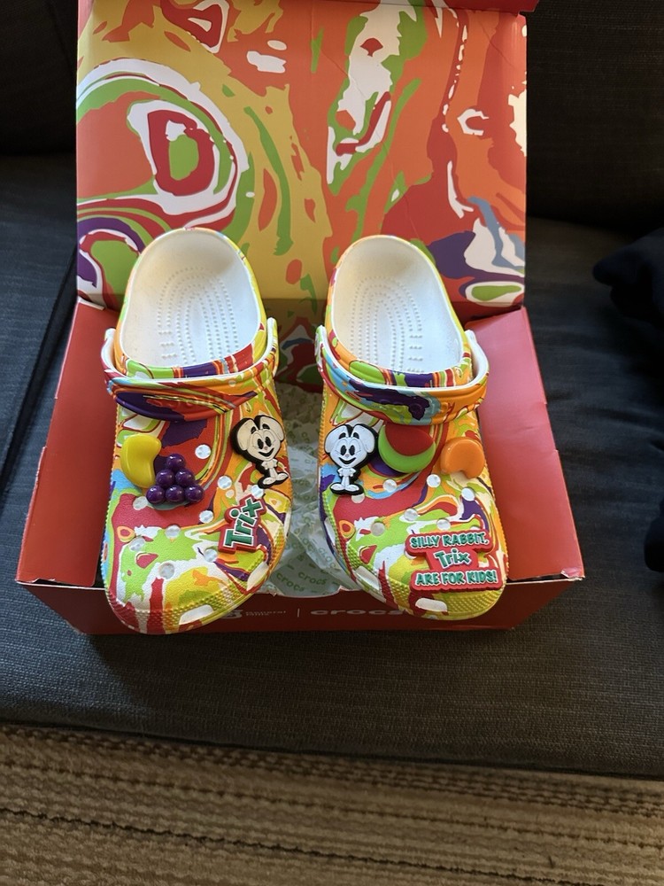 Crocs New W/Tags & Box Special Edition Trix Classic Clog M9 W11