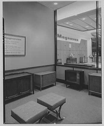 Magnavox, business at Madison Ave. and 48th St., New York City. Vertical from