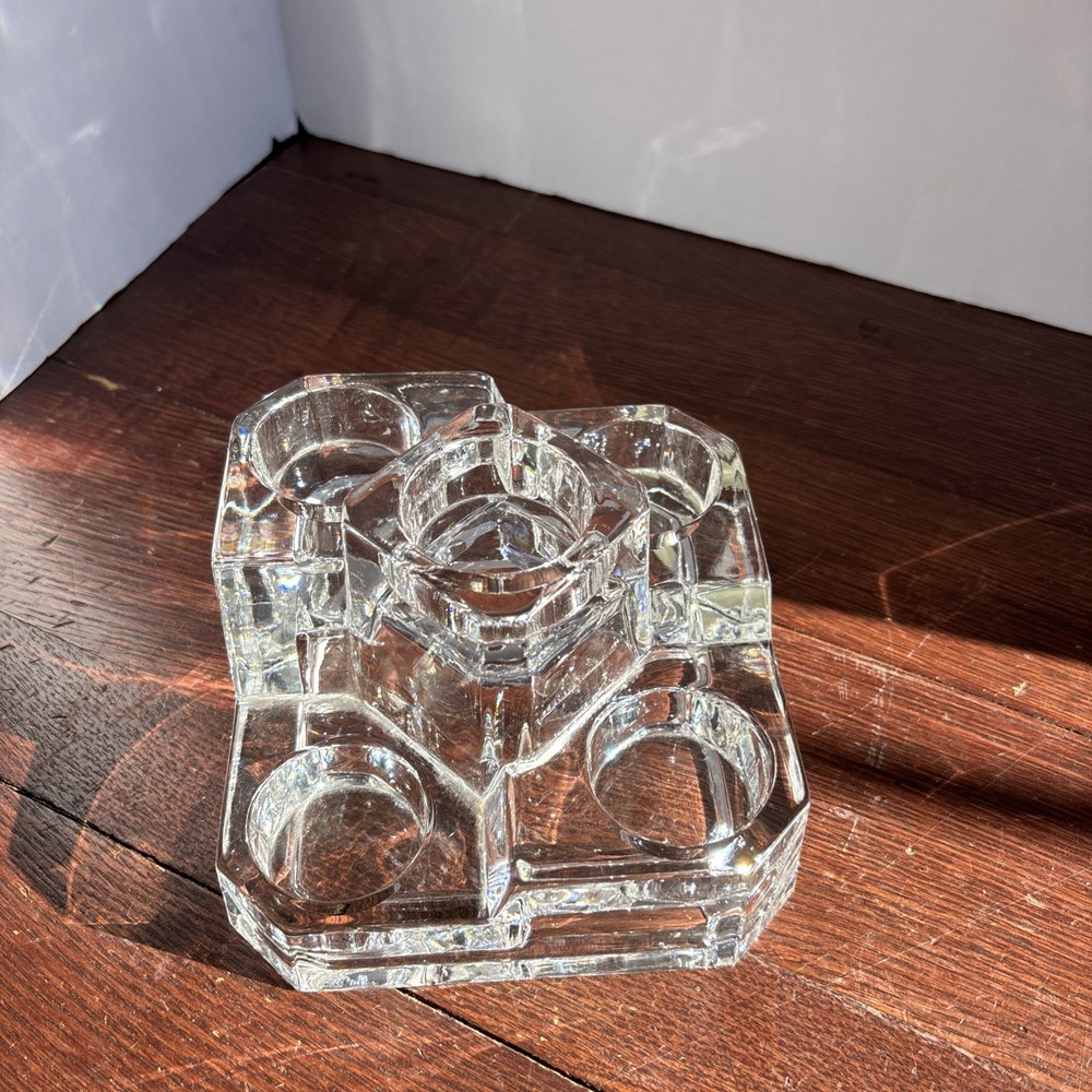Partylite Five Tier Crystal Castle Candle Holder Vintage Germany