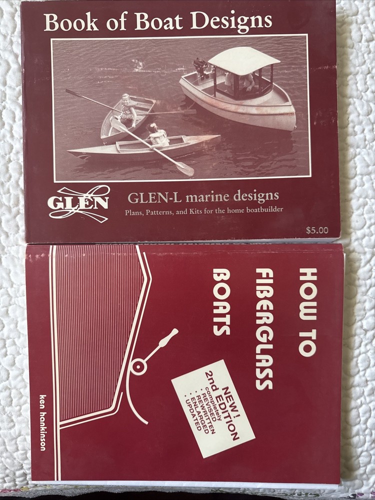 1995 BOOK OF BOAT DESIGNS And How To Fiberglass Boats by Glen-L Marine Designs