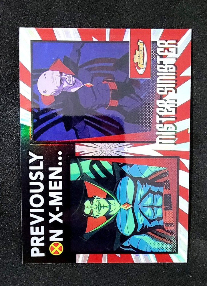 2025 Topps Finest X-Men ‘97 Mister Sinister Previously On Refractor Insert PO-16