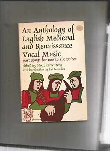 Anthology of English Medieval and - Paperback, by Greenberg Noah - Acceptable