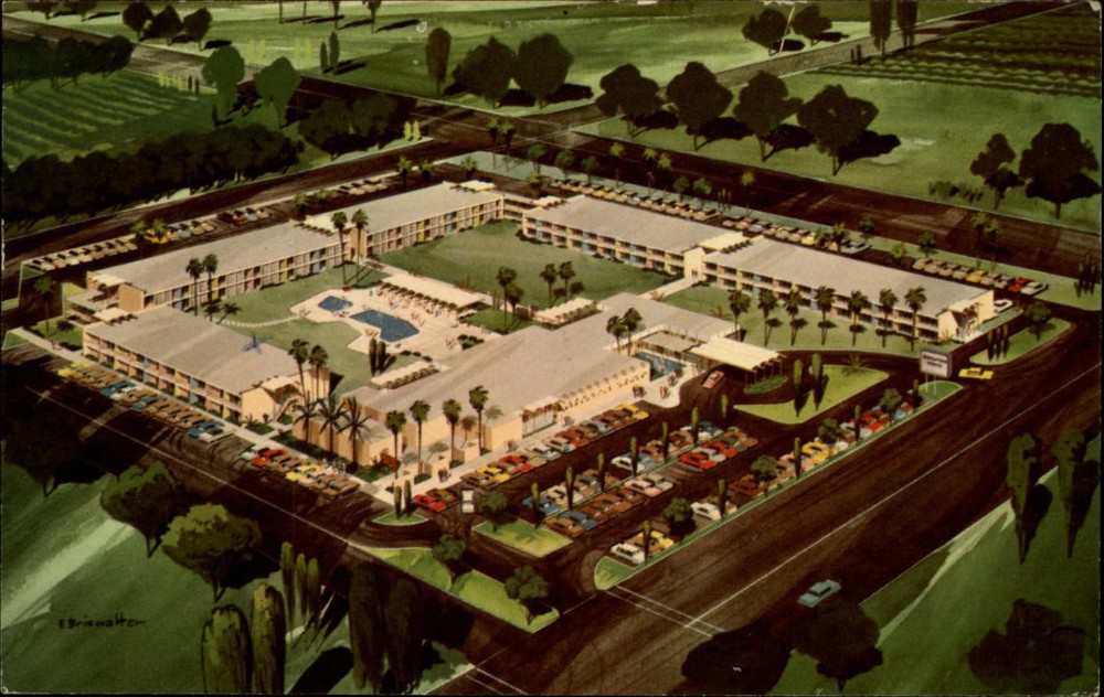 Executive House Arizonian Scottsdale Arizona vintage postcard a992