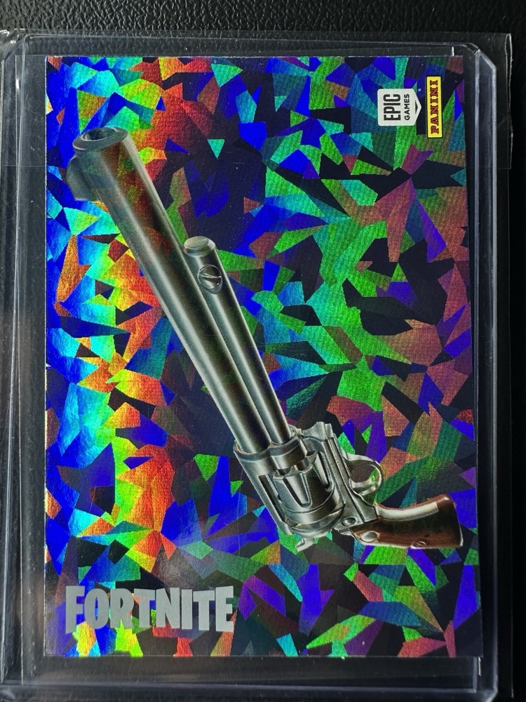 2019 Panini Fortnite Series 1 Crystal Shard Six Shooter *Damaged