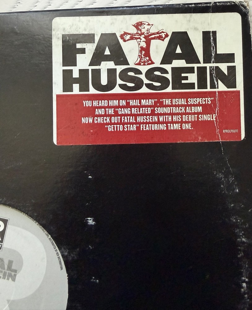 Fatal Hussein Getto Star - 1997 US 12” NM Vinyl Promo 12