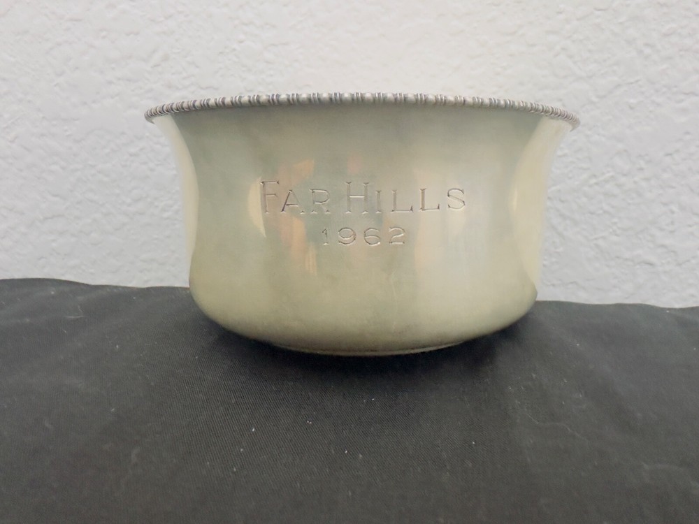 1960s Vintage Sterling Silver Bowl Weighing 128g