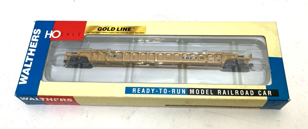 Walthers Gold Line 932-3949 – HO National Steel (NSC) 53' Well Car TTX - SEALED
