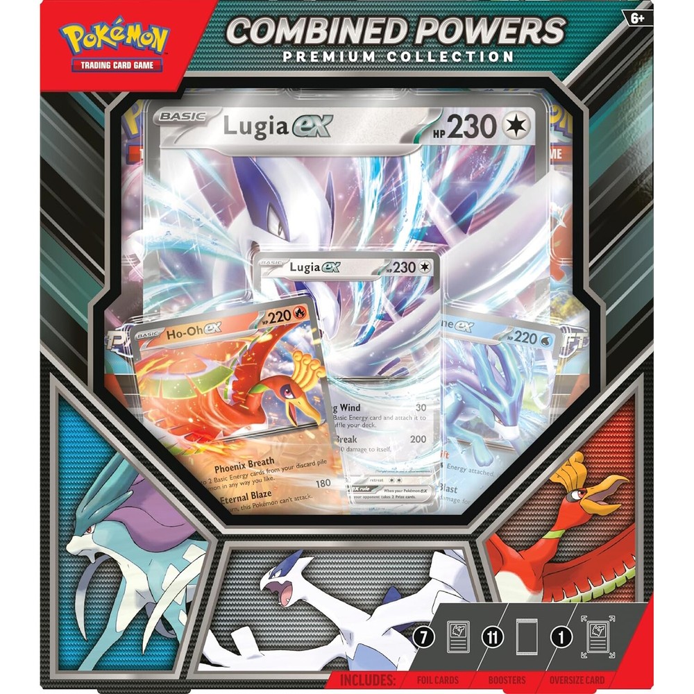 Pokemon TCG: Combined Powers Premium Collection [11 Boosters + 3 Legendary ex]