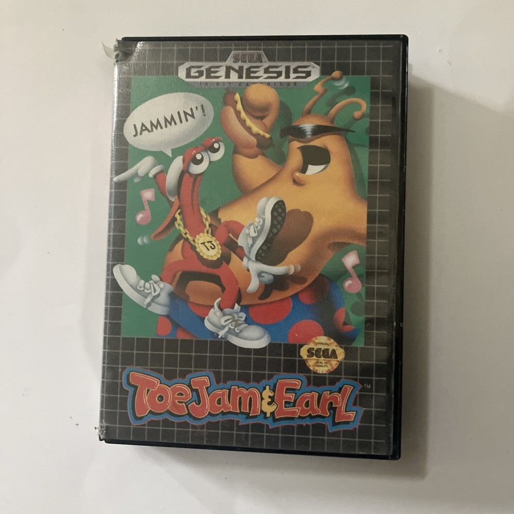 ToeJam & Earl Sega Genesis 1991 With Box No Manual