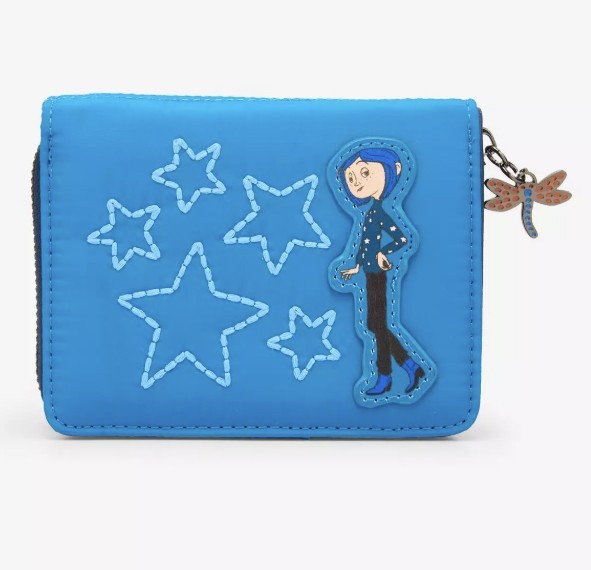 Coraline Stars Quilted Wallet Official Licensed New with Tag