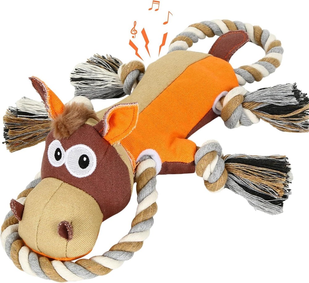 Dog Toys for Aggressive ChewersTough Indestructible Dog ToysSqueaky Dog Toys ...