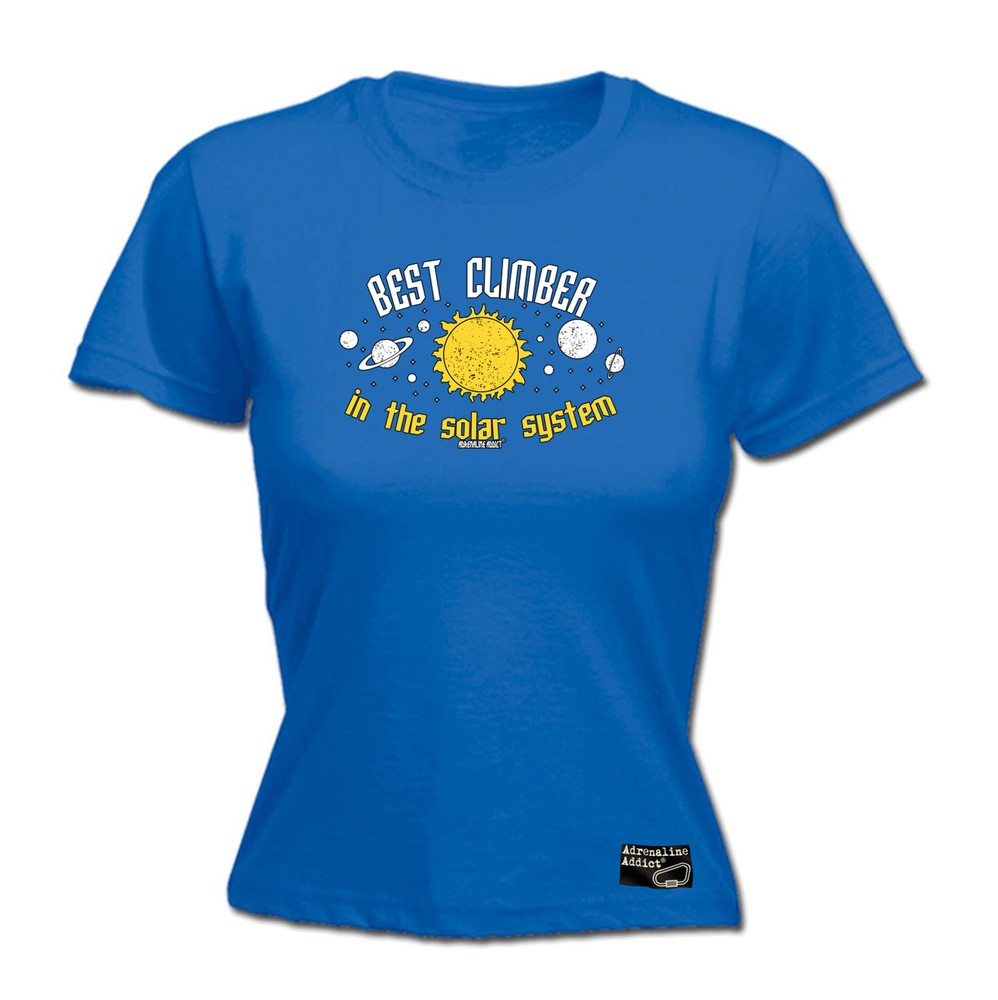 Rock Climbing Aa Best Climber In The Solar System - Womens T Shirt Funny T-Shirt