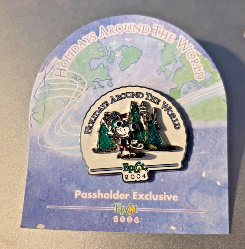 Disney Passholder Exclusive Epcot Holidays Around the World 2004 Pin