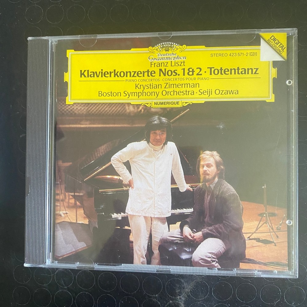 Liszt – Piano Concertos 1&2 Totentanz CD Deutsche Grammophon Zimerman Ozawa