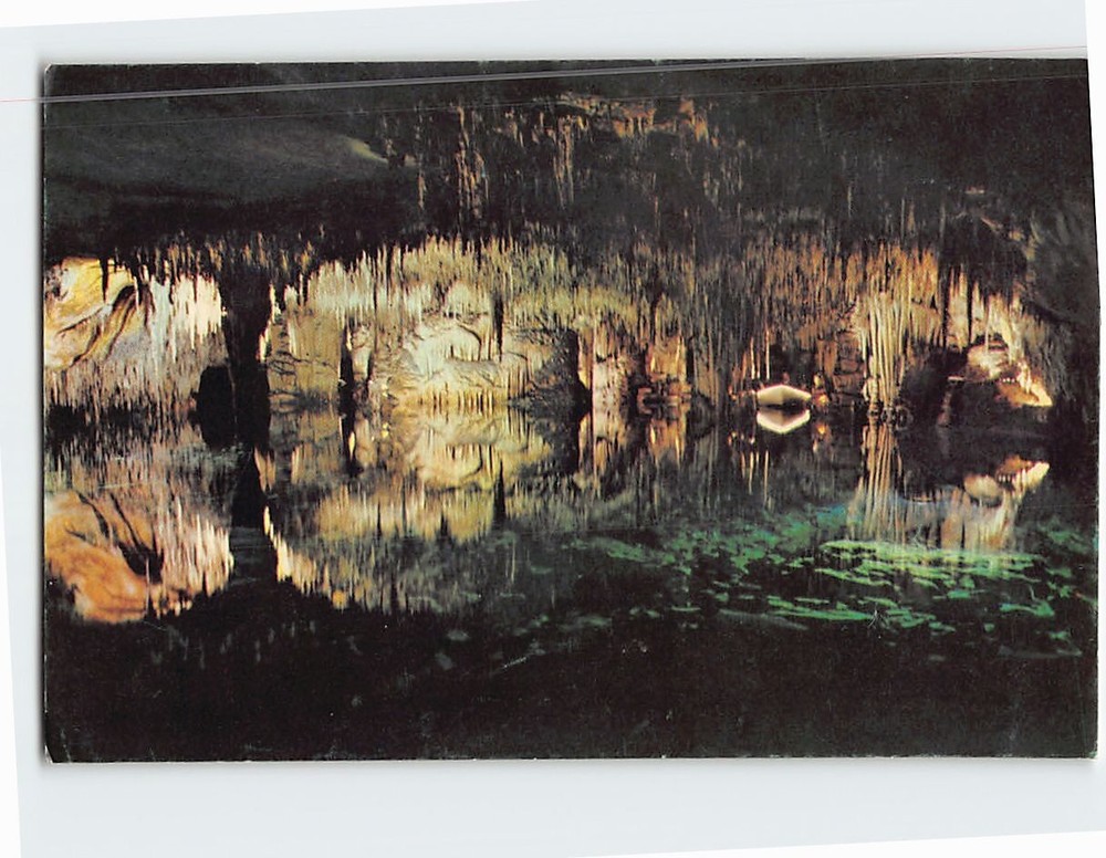Postcard Lake Martel Drach Caves Mallorca Spain