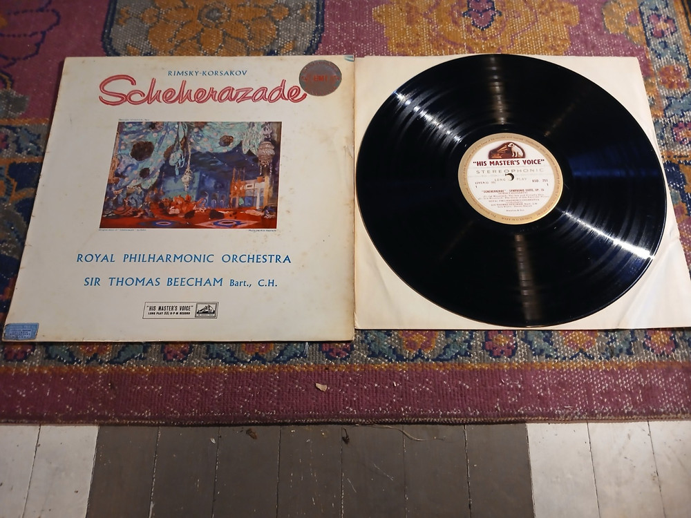 Beecham / S.staryk-Solo Violin/Scheherazade/Uk Hmv White Gold Label Asd 151