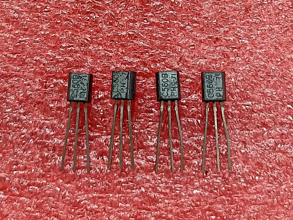 Matched quad PHILIPS BC560 rank B transistor