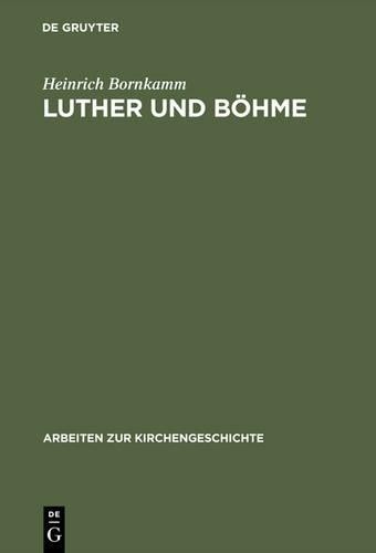 Heinrich Bornkamm Luther und Böhme (Hardback) Arbeiten Zur KirchengeschichteAnother great item from Rarewaves USA | Free delivery!