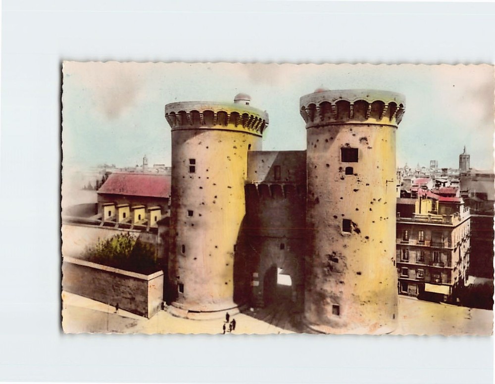 Postcard Quart Towers Valencia Spain