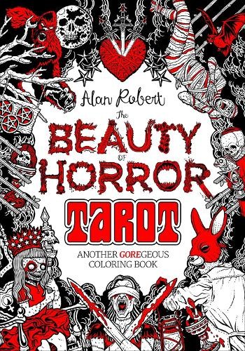Alan Robert The Beauty of Horror: Tarot Coloring Book (Paperback)Another great item from Rarewaves USA | Free delivery!