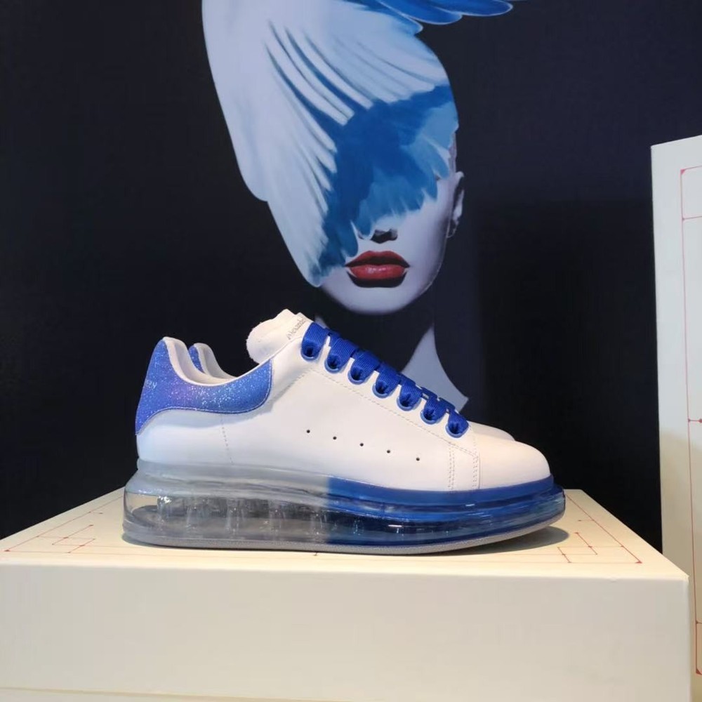 Alexander McQueen 'Blue Heel Air-Cushion' Men's Casual Shoes