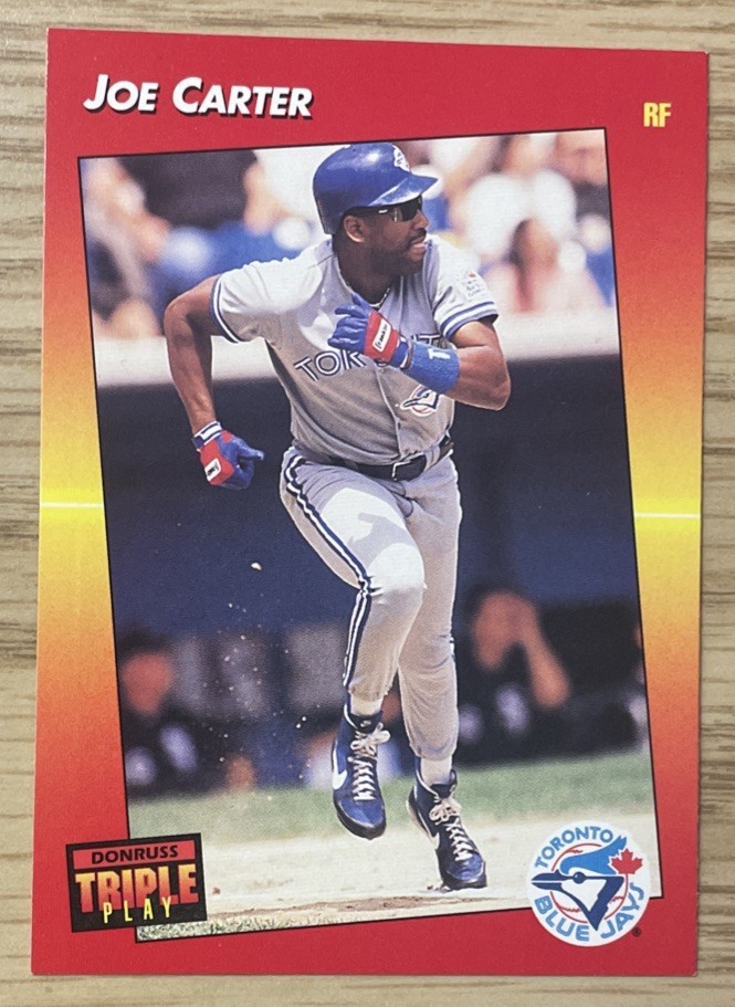 1992 Donruss Triple Play - Joe Carter #108
