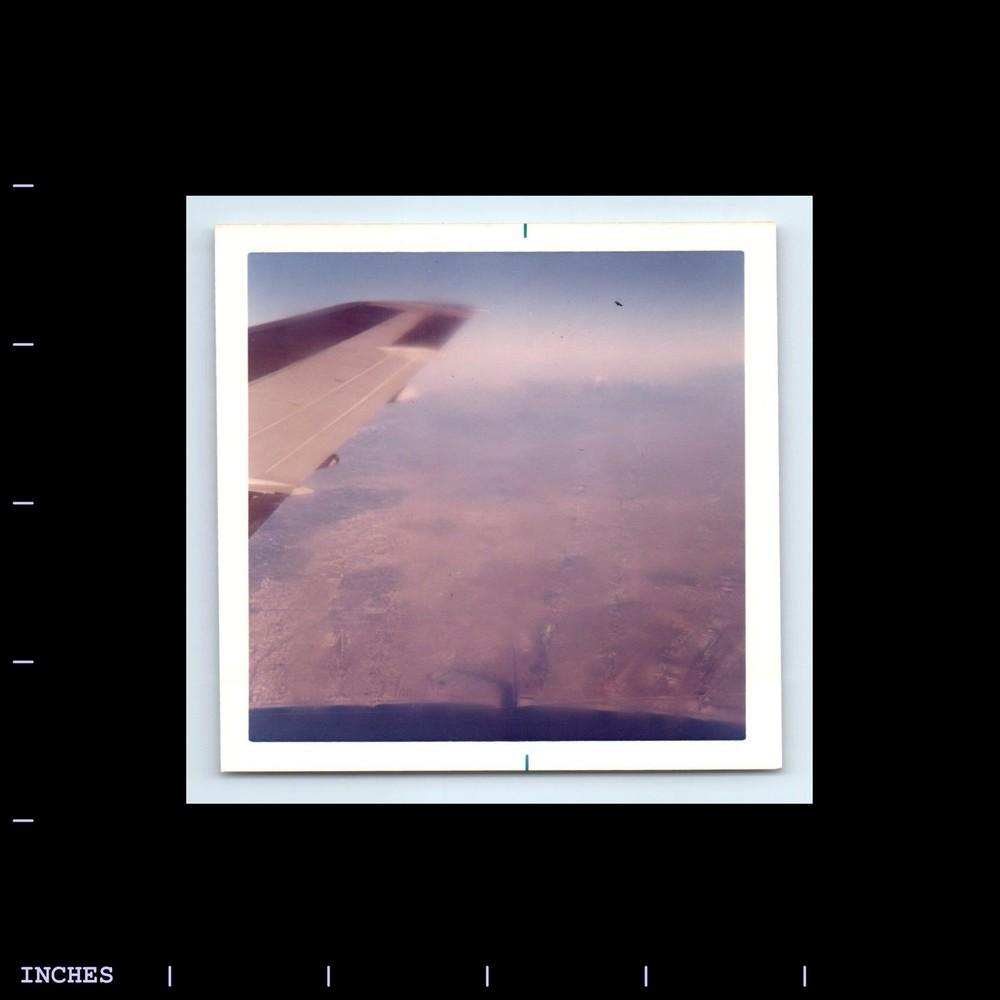 Square Color Photo BAD CROP PLANE AIRPLANE AERIAL VIEW ABSTRACT