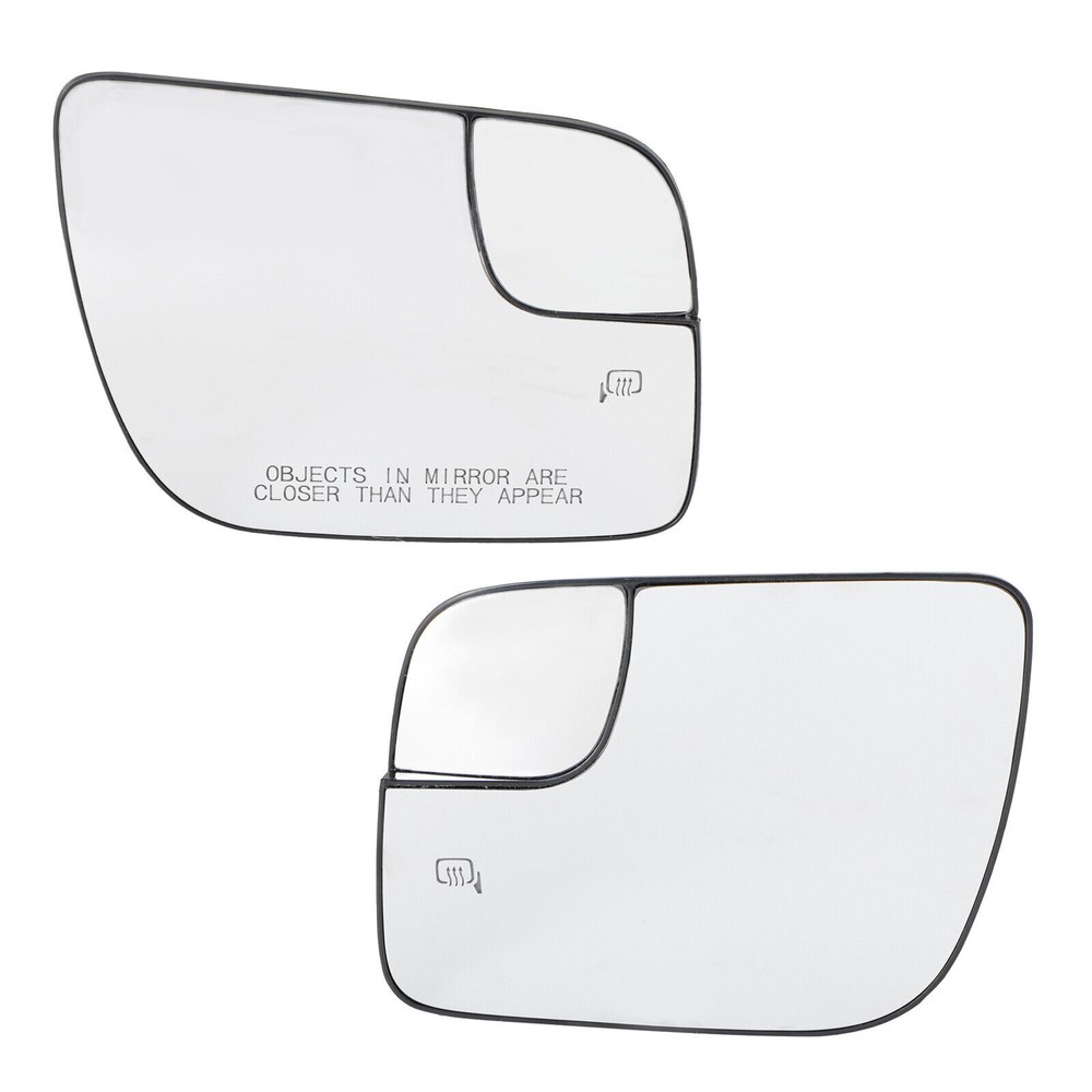 Heated Mirror Glass Blind Spot Left Right Side for Ford Explorer 2011-2019