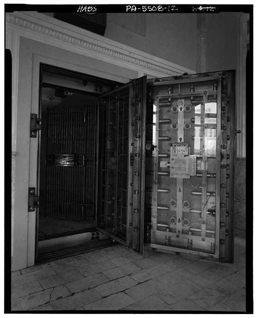 12. First Floor: Vault Door On Vault In Northeast Central Part Of Main Banking