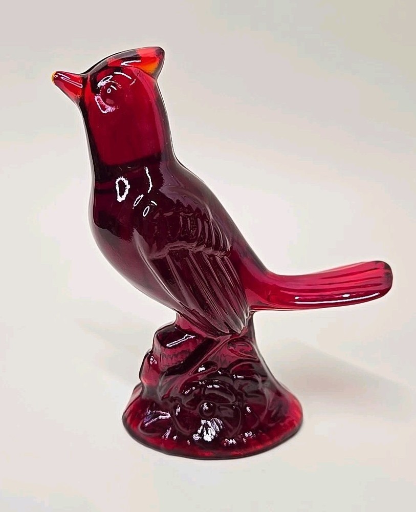 Mosser Ruby Red Cardinal UV Reactive Cadmium Glow