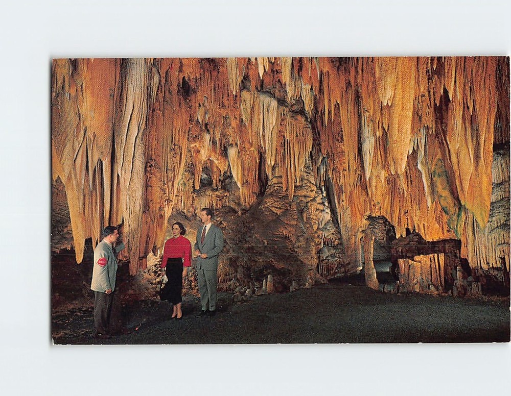 Postcard The Ballroom Caverns Of Luray Shenandoah Valley Virginia