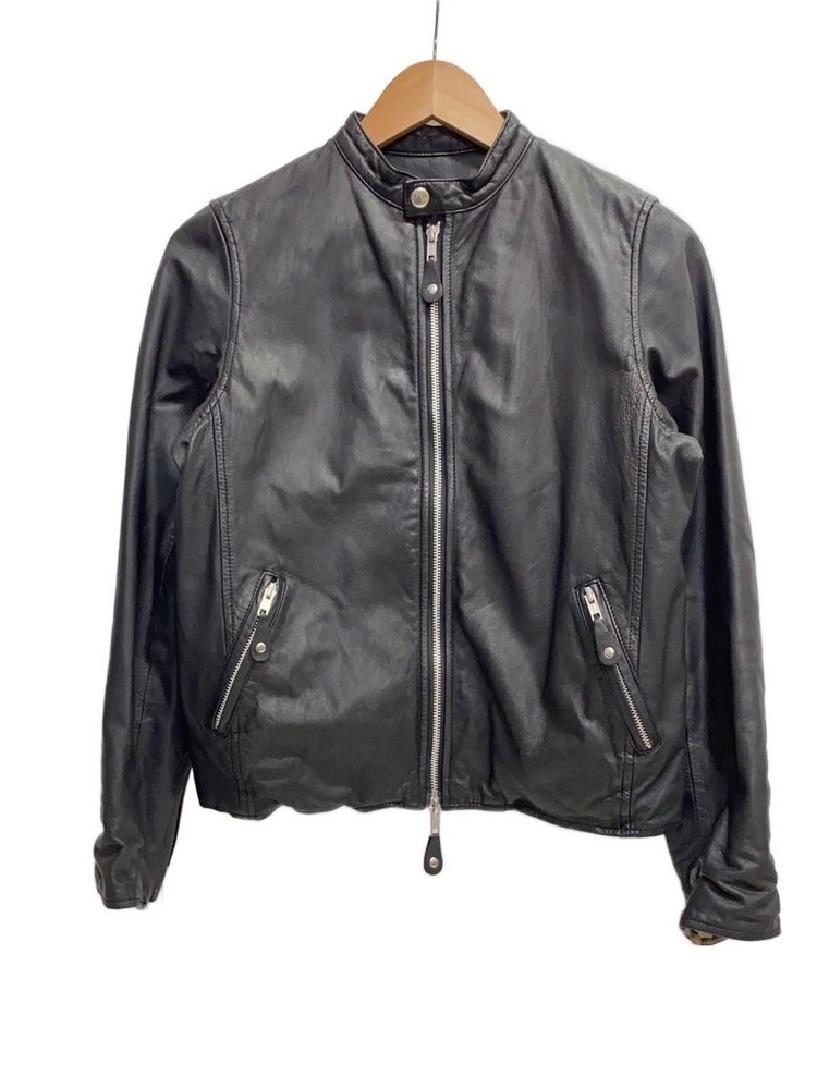 Awesome Leather/Single Rider Jacket/O/Leather/Blk 3475