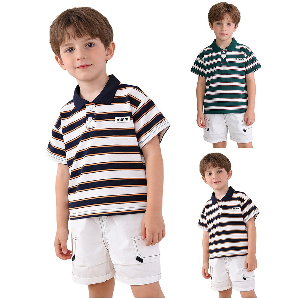 Boys T-Shirt Party Sets Travel 2Pcs Short-Sleeved Outfit For Shorts Vacation