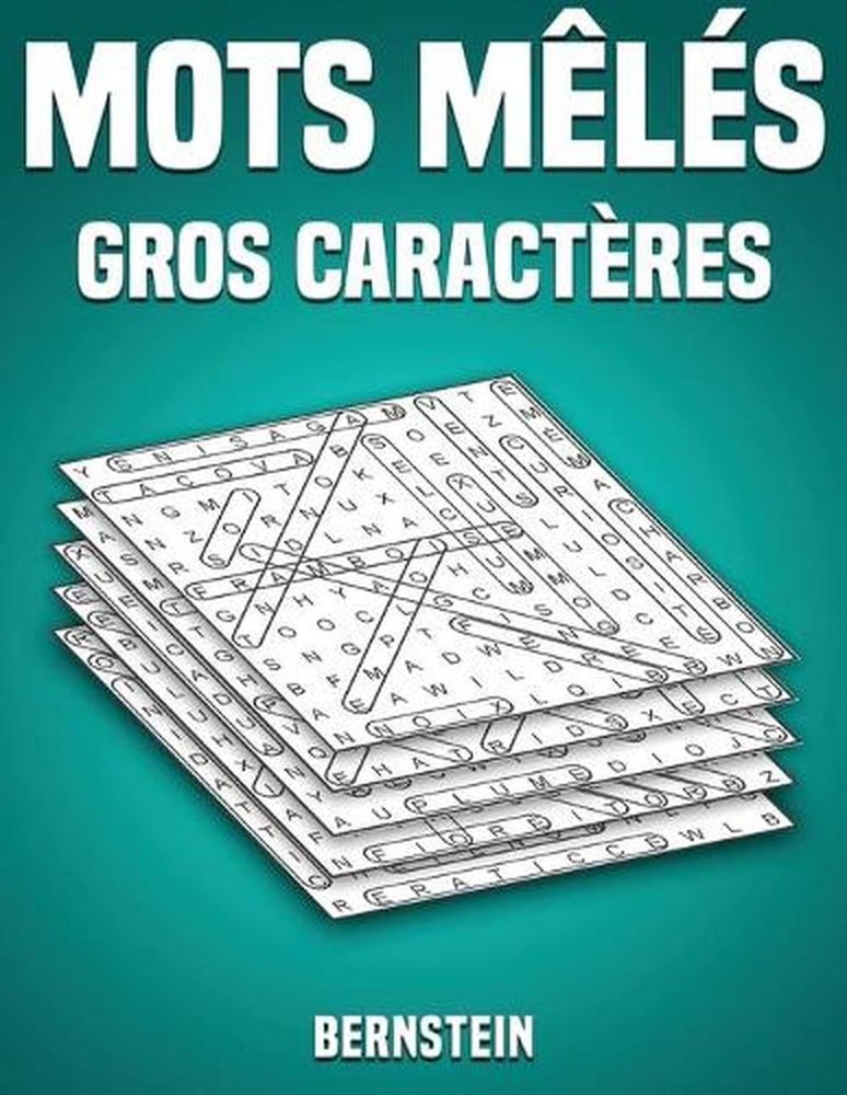 Mots mls adultes gros caracteres: 200 Mots m?l?s adultes - Avec les solutions et
