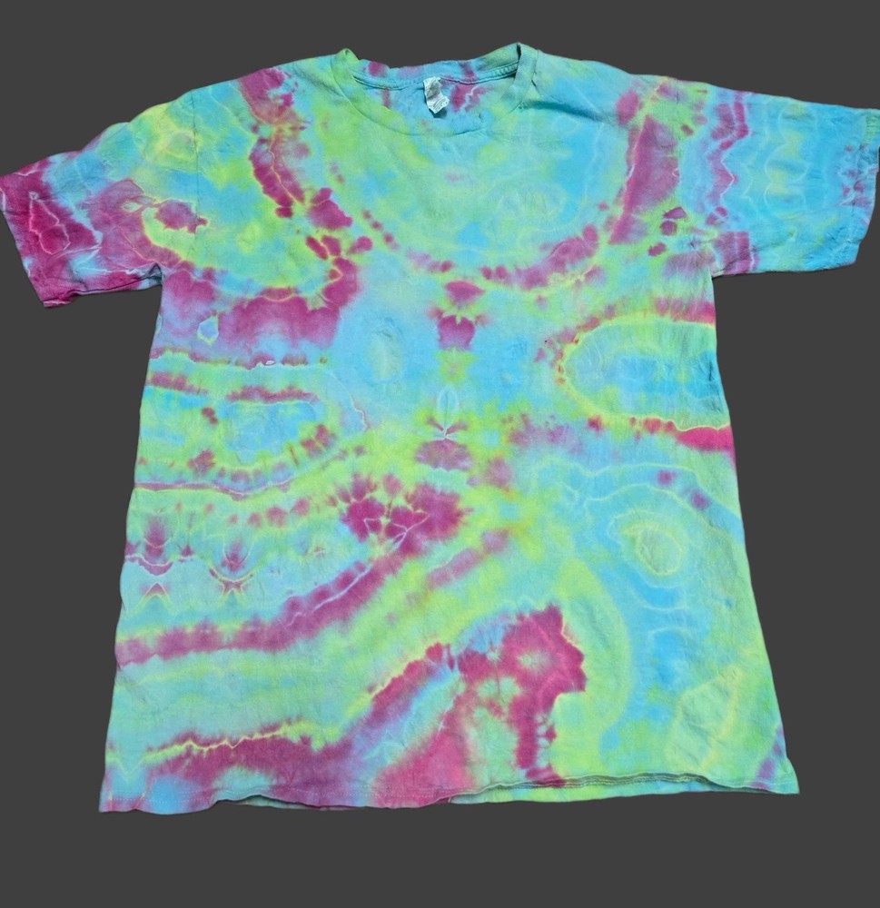Hand Dyed Short Sleeve Tie Dye T Shirt Unisex For Men And Women