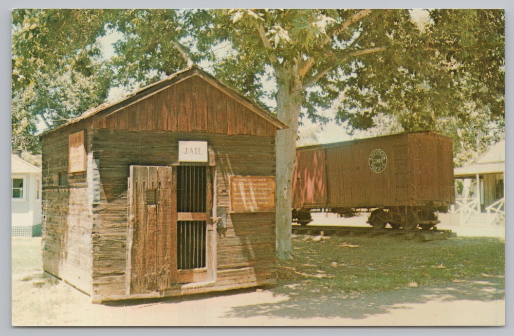 Theme Park & Expo~Jail @ Kern County Museum Bakersfield CA~Vintage Postcard