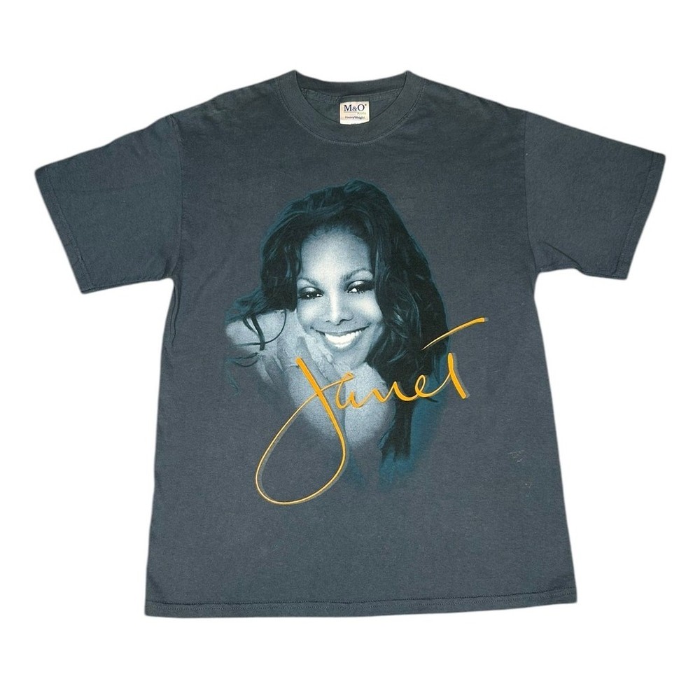 Vintage Y2K Janet Jackson All for You Tour T-Shirt Size M