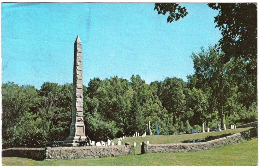 New York Postcard Little Falls Herkimer Homestead Monument