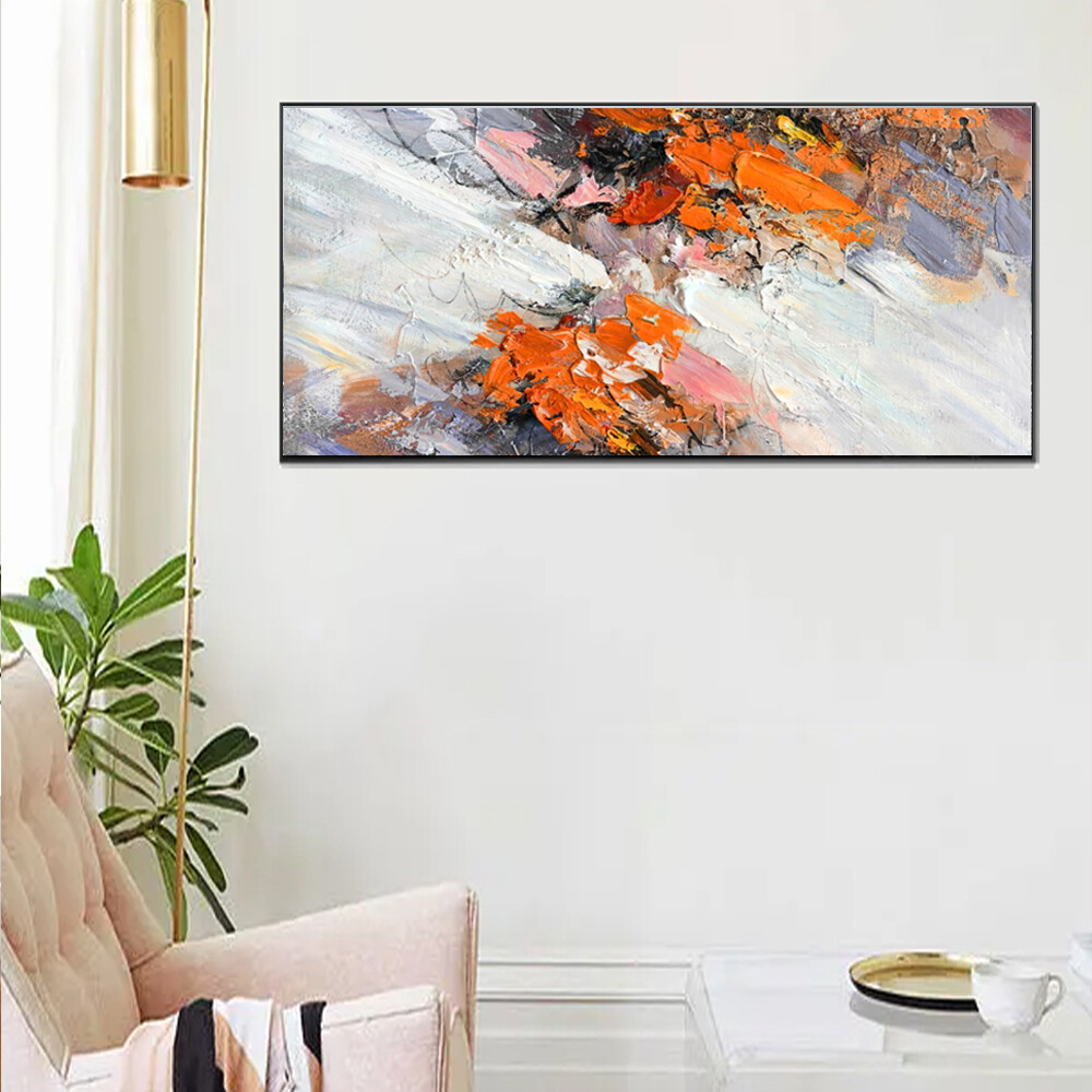 Hand Painted 100% Colourful Oil Painting Handmade Acrylic On Canvas Paintings