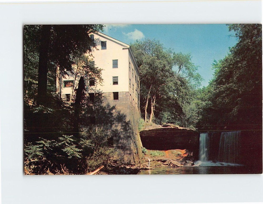 Postcard Old Mill Museum In Mill Creek Park Youngstown Ohio