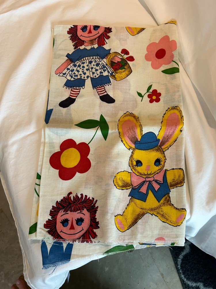 Vintage Raggedy Ann - Raggedy Ann & Friends - 37X44 Panel
