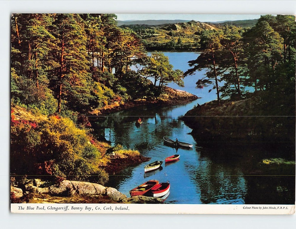 Postcard The Blue Pool Bantry Bay Glengarriff Ireland