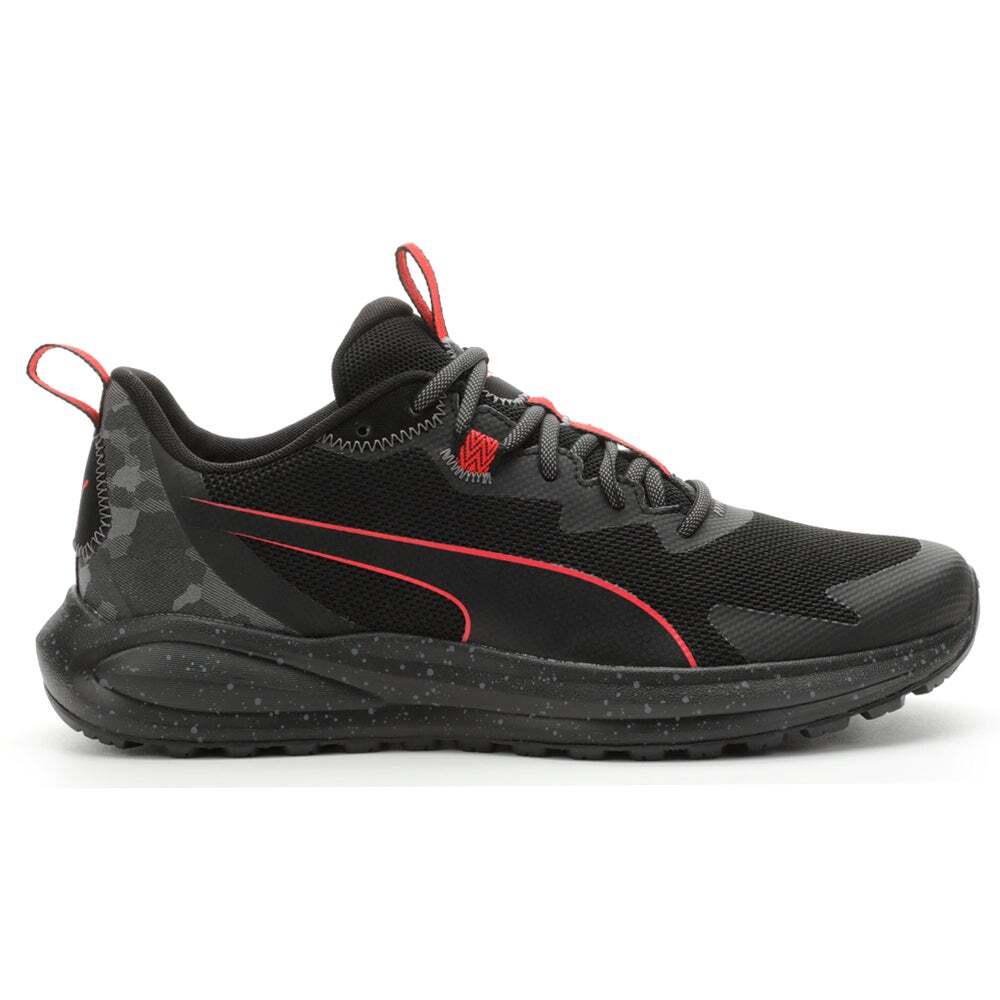 PUMA Twitch Runner Trail Camo Running  Mens Black Sneakers Athletic Shoes 378040